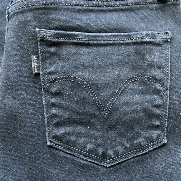 Women’s Levi’s Mid Rise Skinny Jeans Black Size 6 - Picture 3 of 15